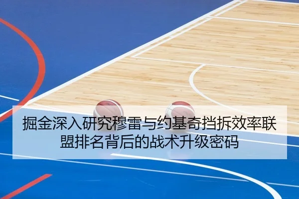 掘金深入研究穆雷与约基奇挡拆效率联盟排名背后的战术升级密码 - pg