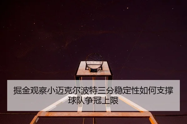 掘金观察小迈克尔波特三分稳定性如何支撑球队争冠上限 - pg